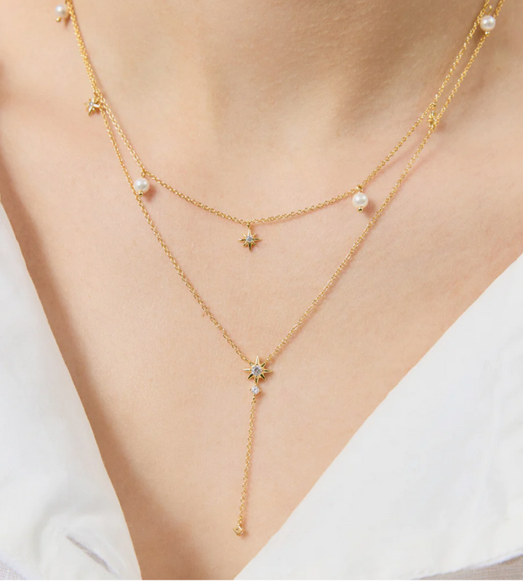 Marceline Necklace | Gold
