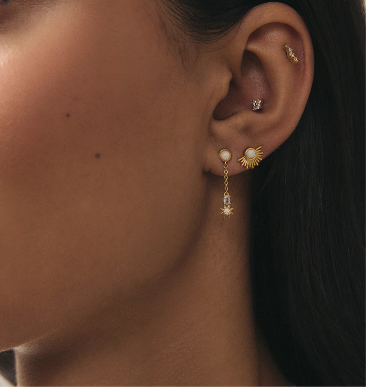 Oceane Studs-Gold