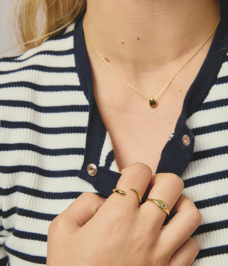 Violet necklace | gold