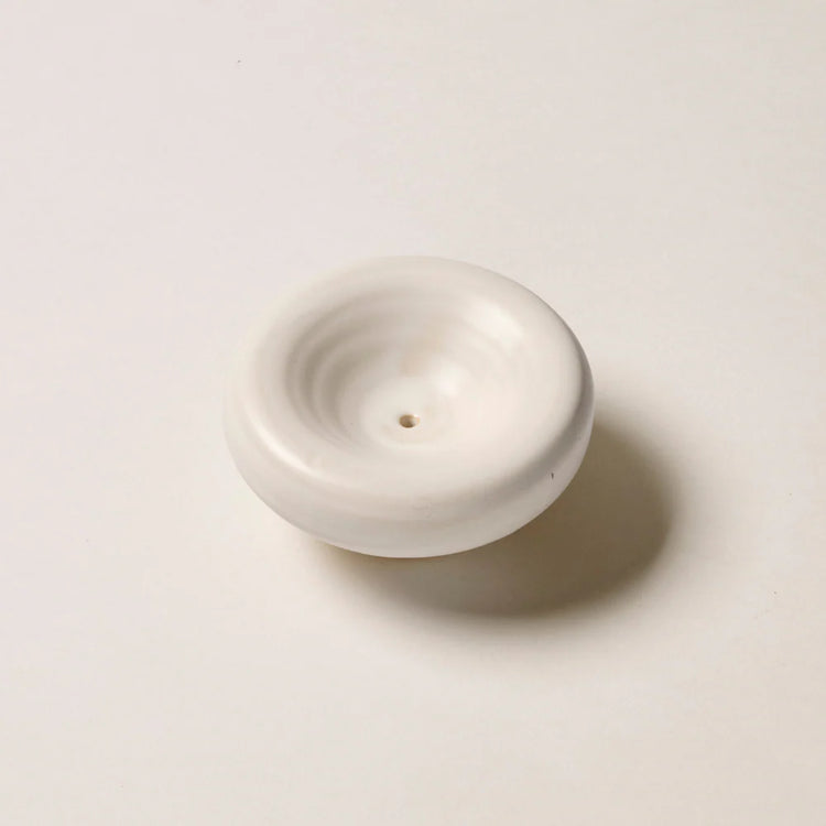 The Vessel Incense Holder-Cream