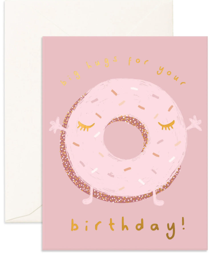 Big Hugs Donut Greeting Card