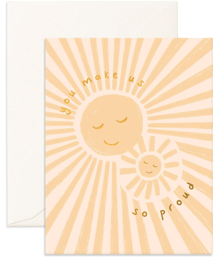 So Proud Suns Greeting Card