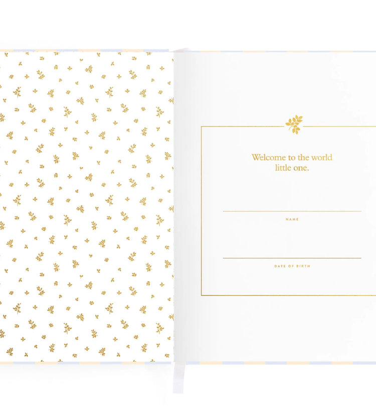 Baby book cloud stripe