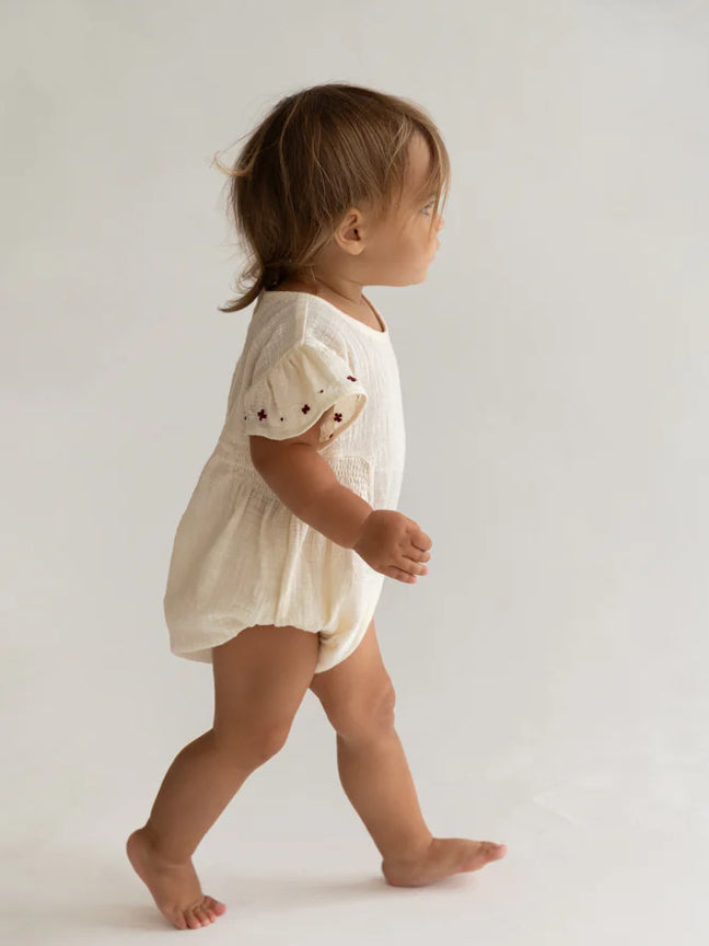 Blossom Romper | Natural