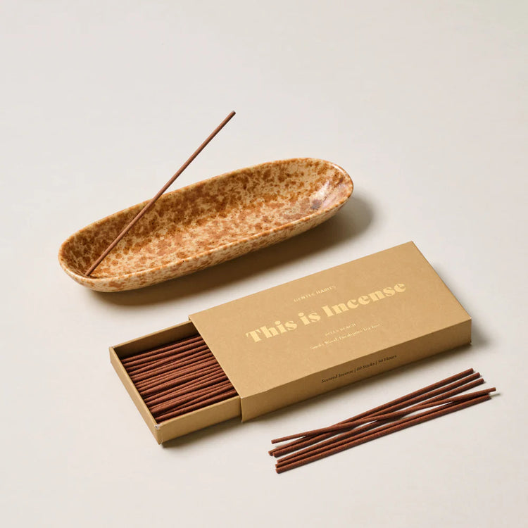 Ceramic Holder-Brown Speckle