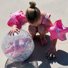 Melody The Mermaid Float Bands-Strawberry