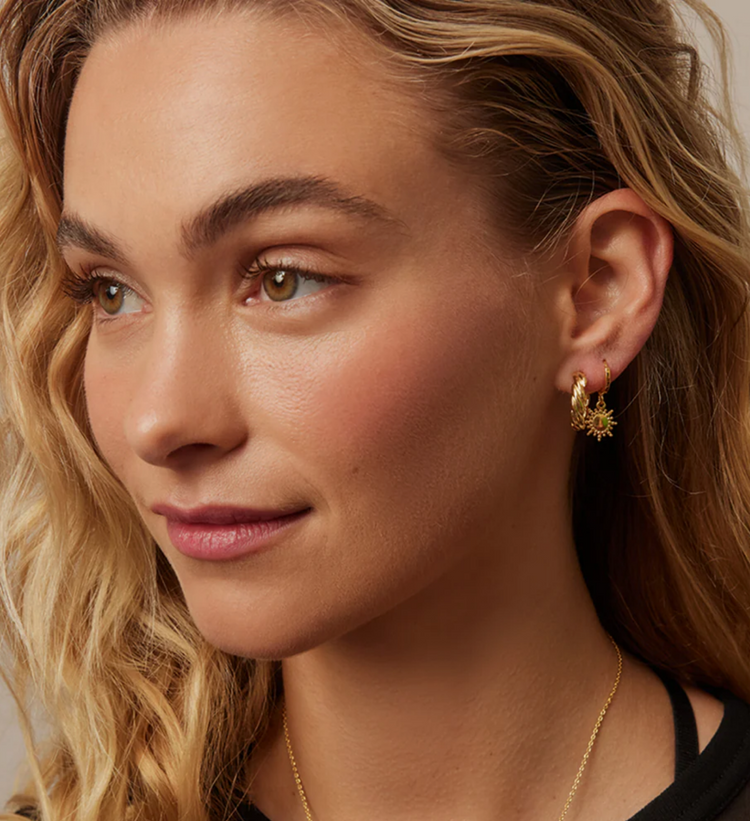 Lazuli Earrings | Gold