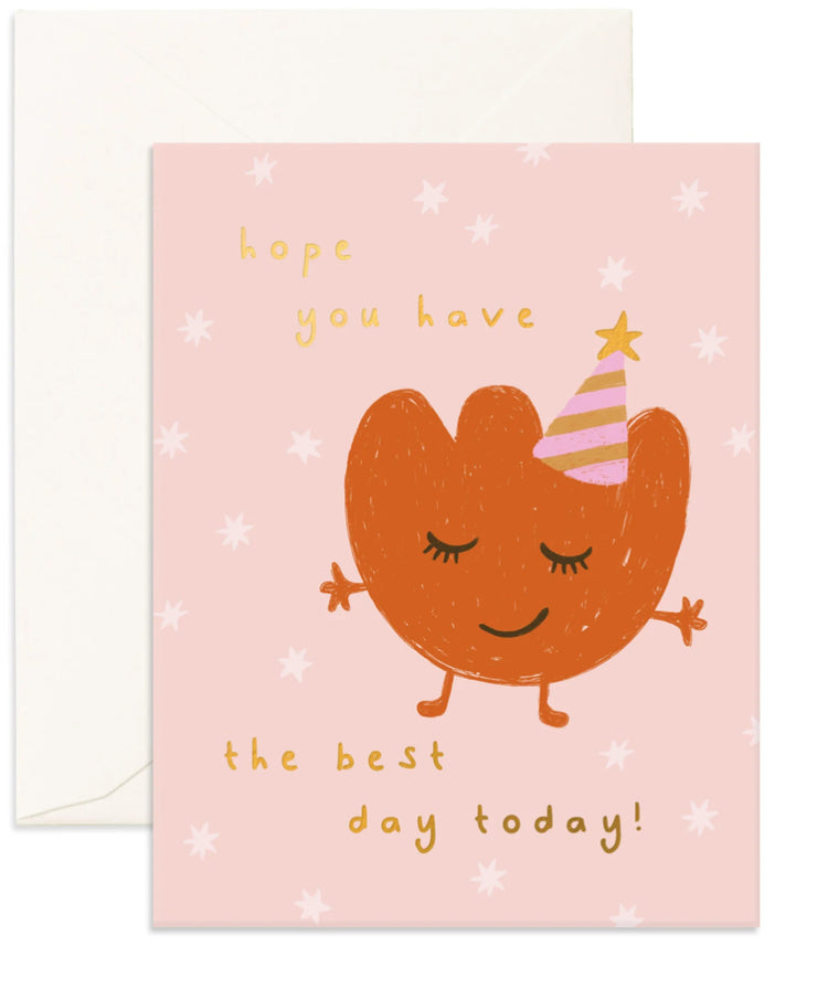 Best day little monster card red