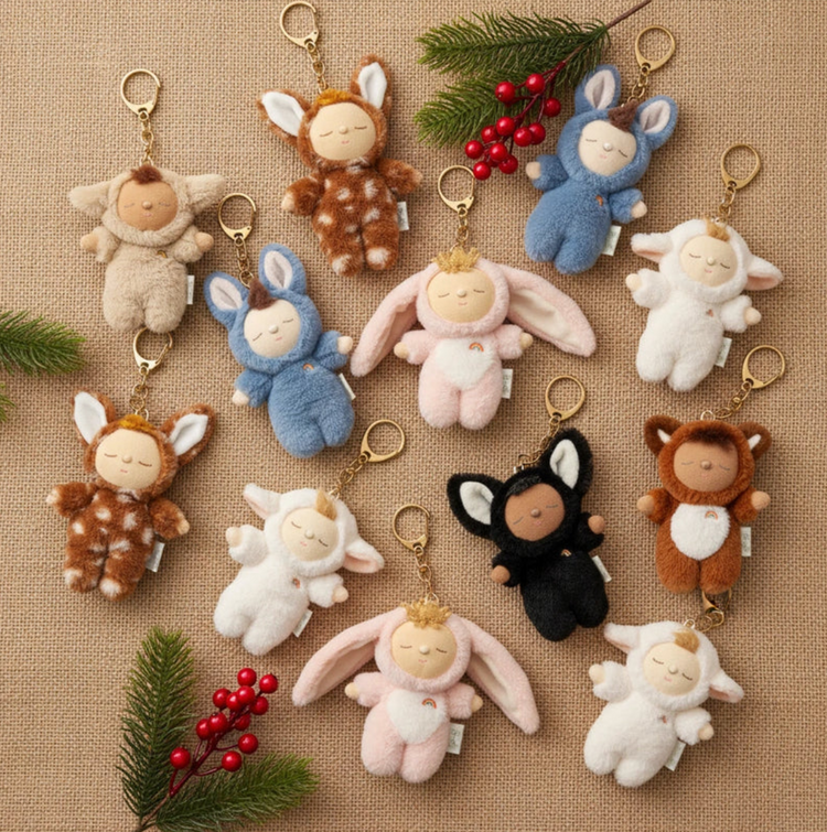 Cozy Bag Charm | Lamby Pookie