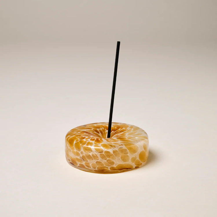 Glass Marble Holder-Brown