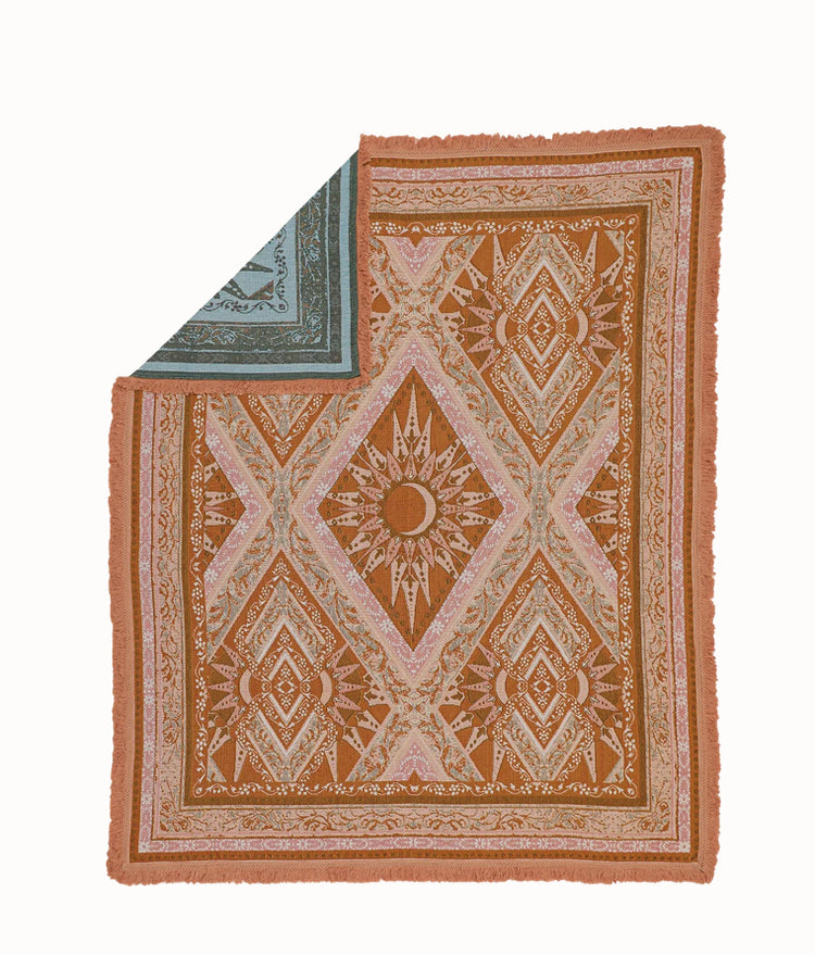 Moonrise Throw | Coral