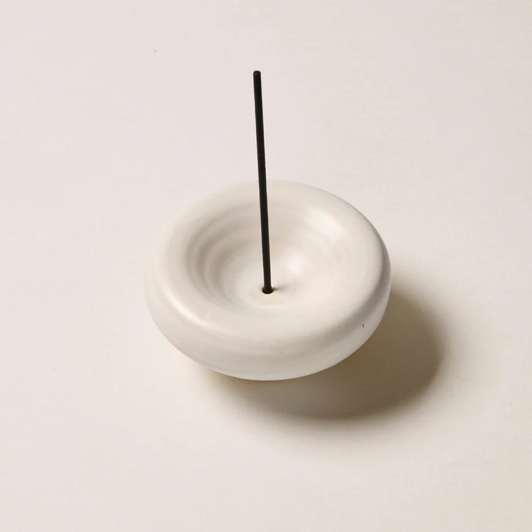 The Vessel Incense Holder-Cream