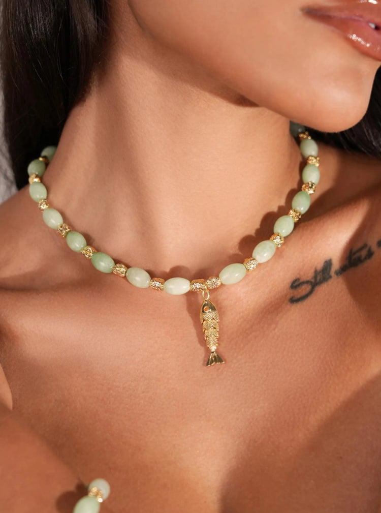 GOIA NECKLACE JADE