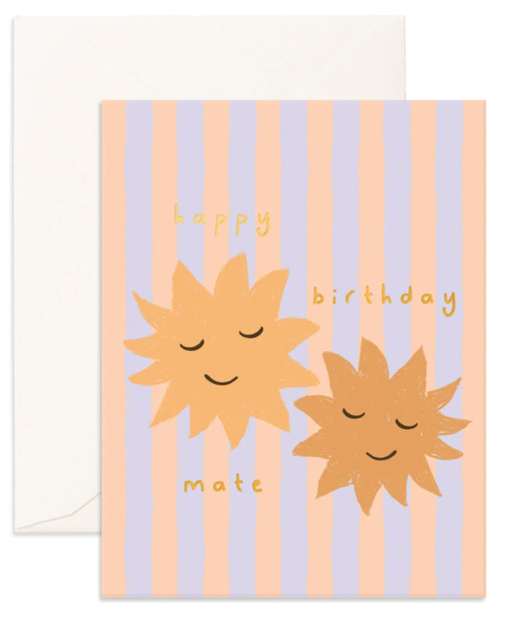 Birthday mate suns card