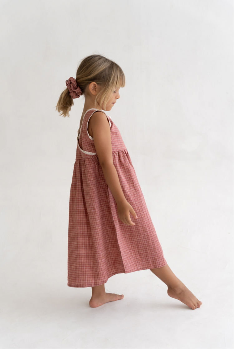 Eden Dress | Red Plaid