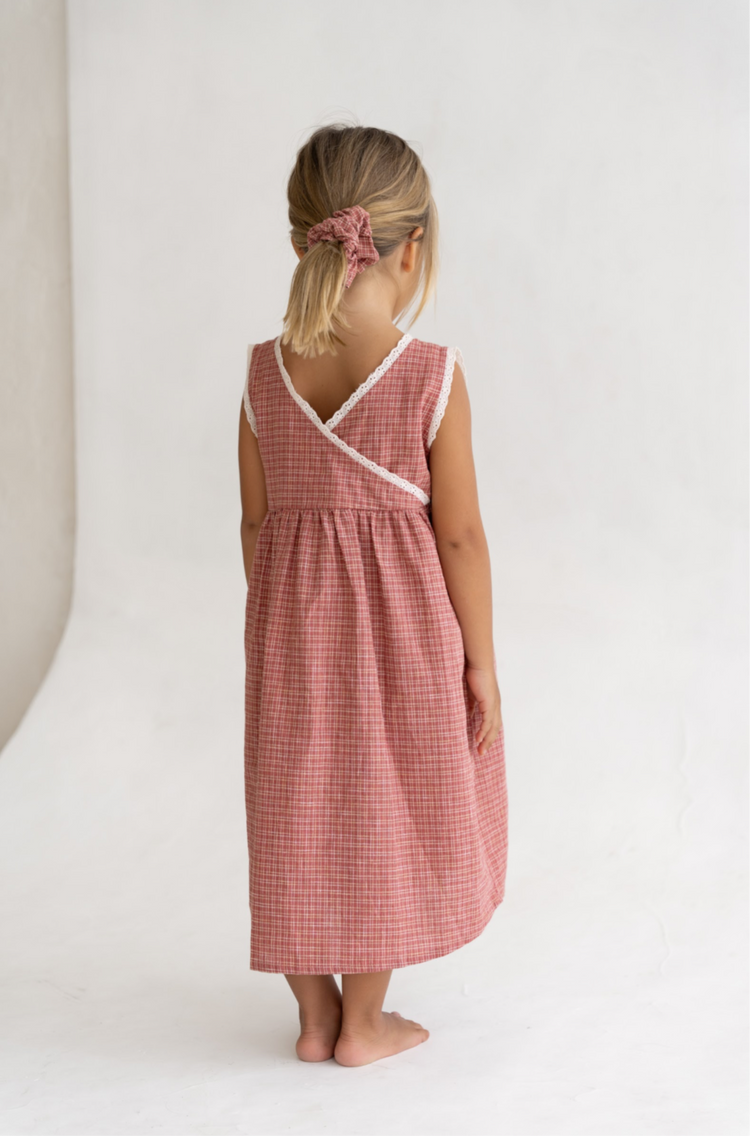 Eden Dress | Red Plaid