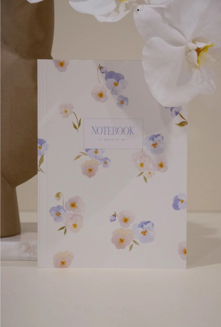 Pansies Notebook