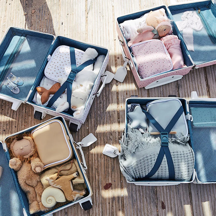 See- Ya Suitcase | Steel Blue