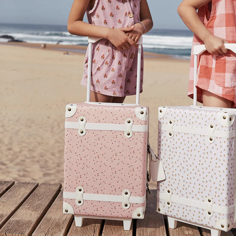 See - Ya Suitcase | Pink Daisies