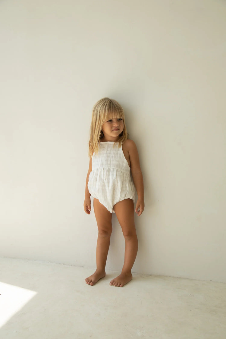 Field Romper | White