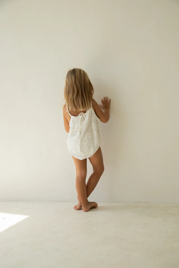 Field Romper | White