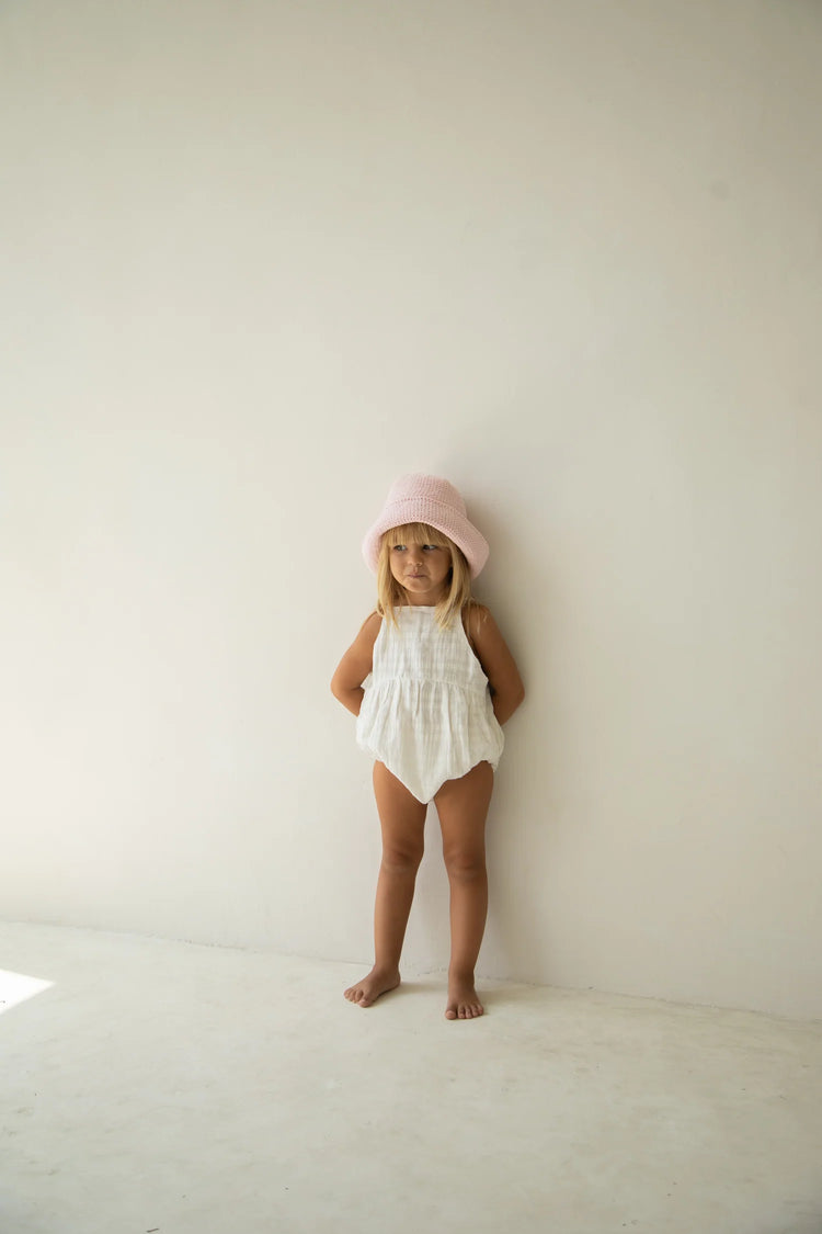 Field Romper | White