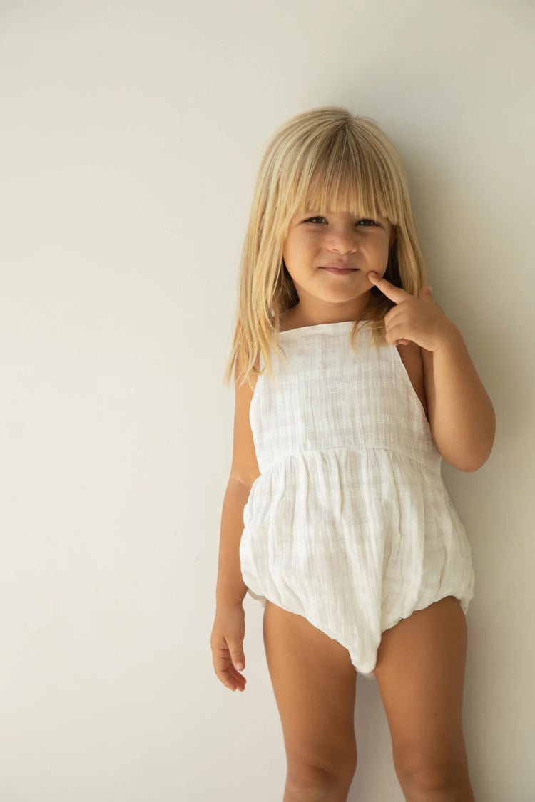 Field Romper | White
