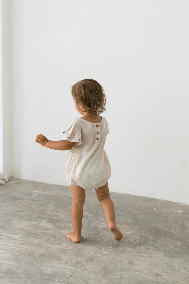 Blossom Romper | Natural