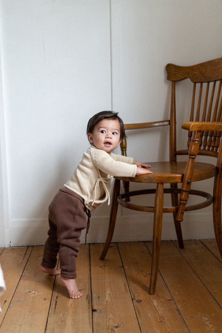 Poet Knit Jumper | Biscuit