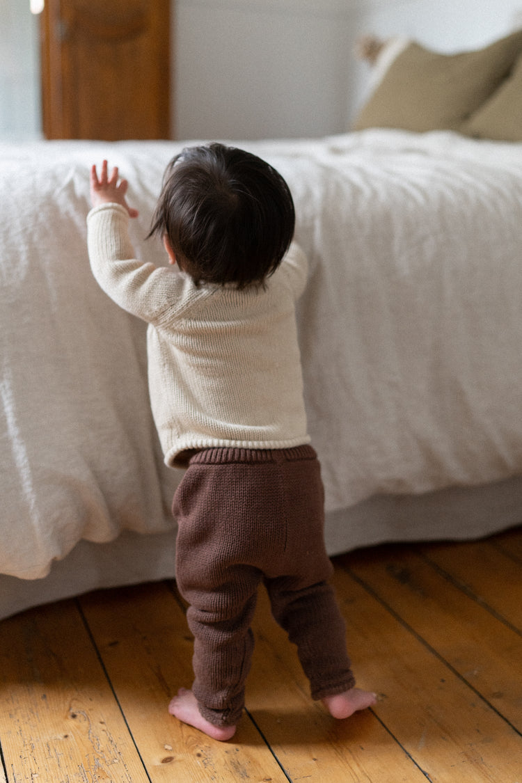 Poet Knit Jumper | Biscuit