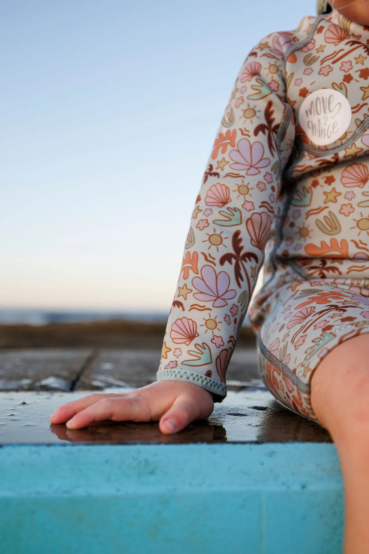 Kids Long Sleeve Springsuit- Cove