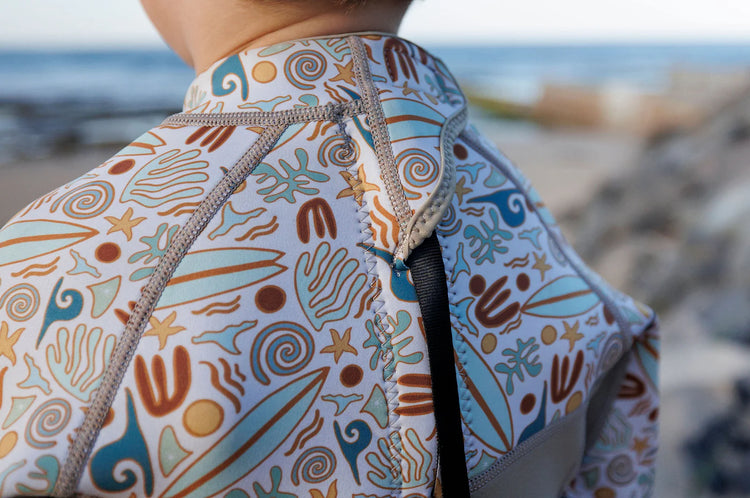 Kids Long Sleeve Springsuit- Reef