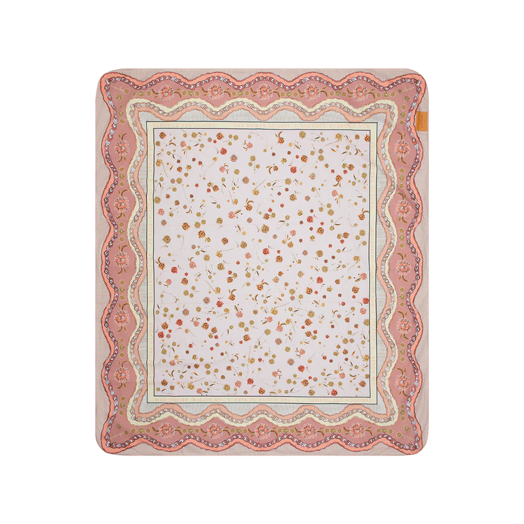 Dahlia Picnic Rug | Rose