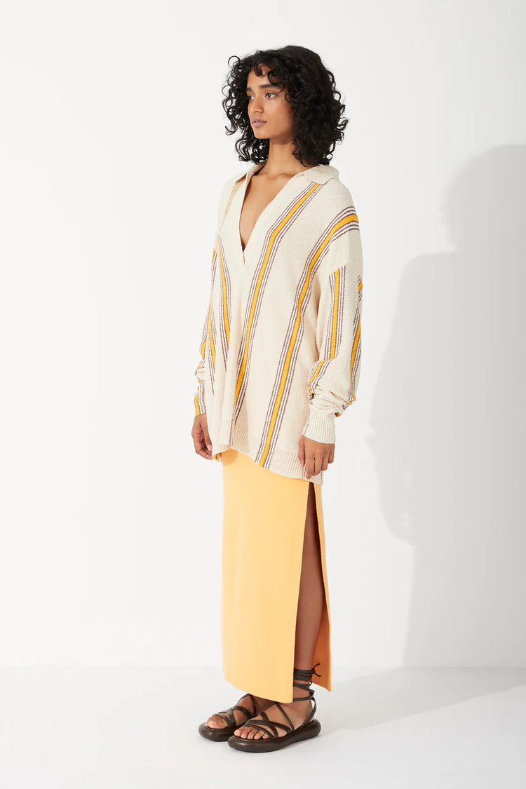 MANDARIN ORGANIC COTTON BLEND KNIT SKIRT