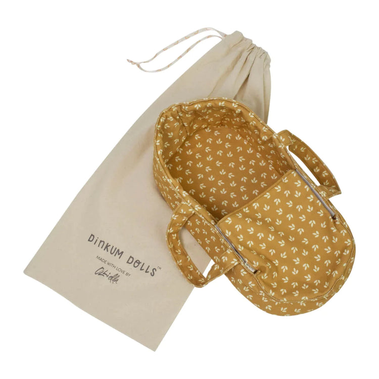 Dinkum Dolls Carry Cot | Leaf