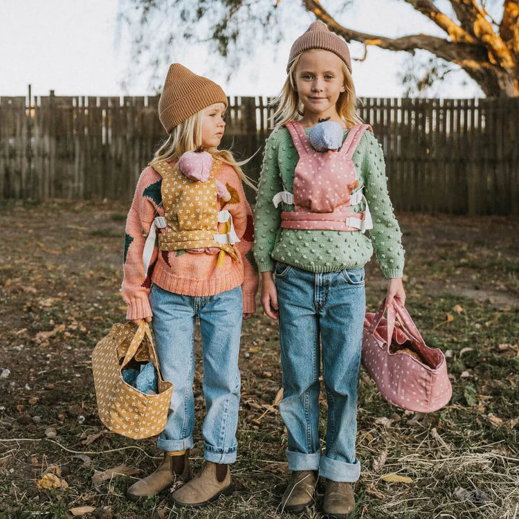 Dinkum Dolls Carry Cot | Leaf