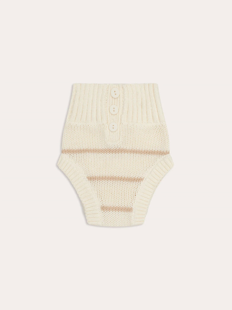 Dusty Knit Bloomer | Sand Stripe