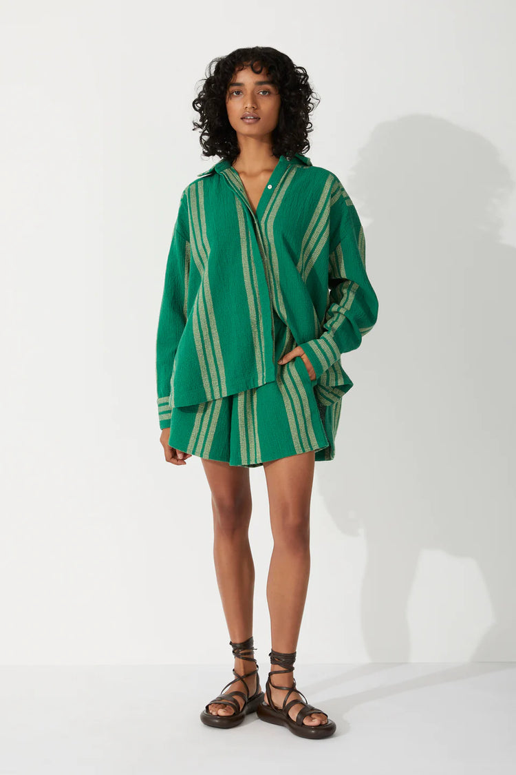 Organic Cotton Short | Forest Stripe