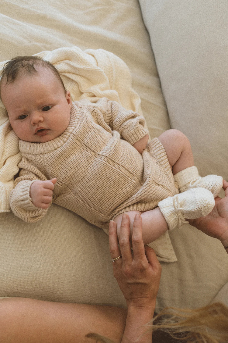 Alba Booties | Vanilla
