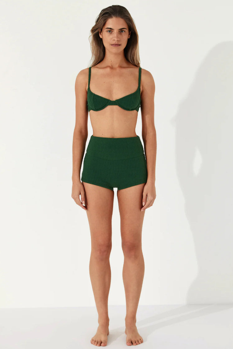 Towelling BalconetteBra Cup | Pine Cord