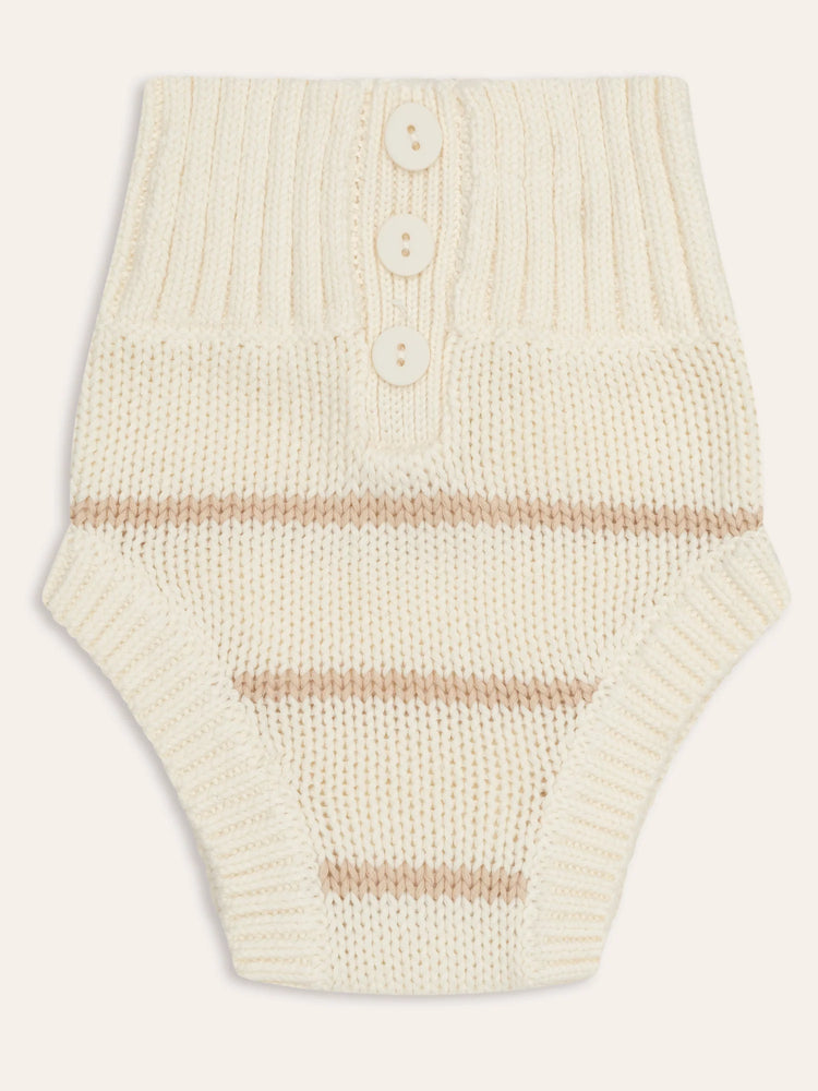 Dusty Knit Bloomer | Sand Stripe
