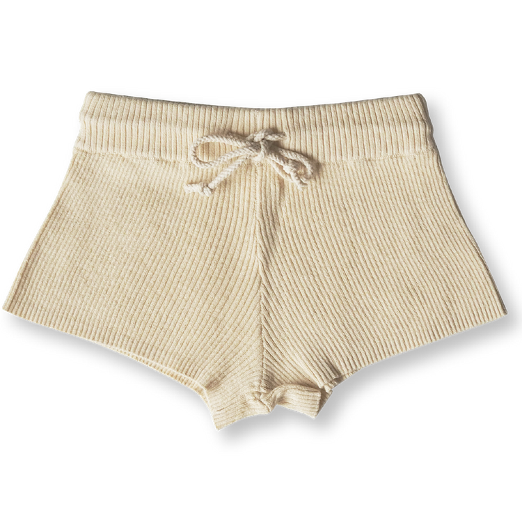Hemp Ribbed Shorts | Lemonade