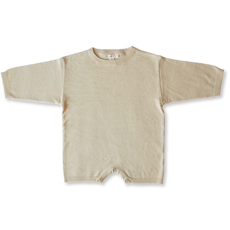 Hemp Oversized Playsuit - Lemonade