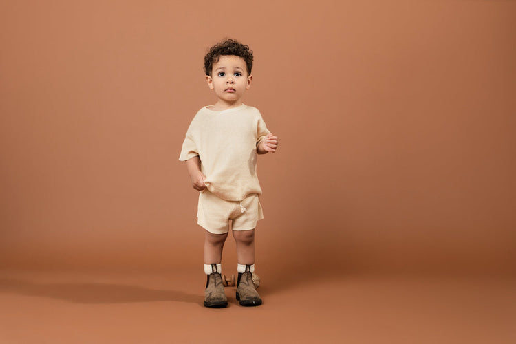 Hemp Ribbed Shorts | Lemonade