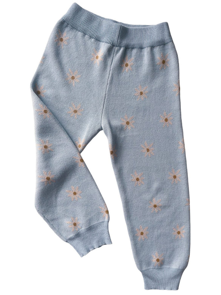 Flower Knit Track Pants