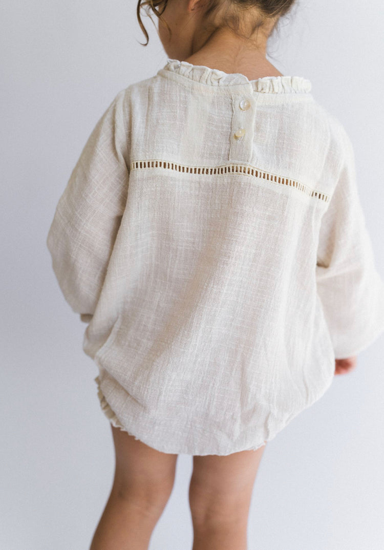 Winnie Romper | Natural