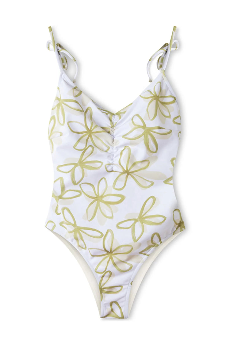 Olive Flower One Piece