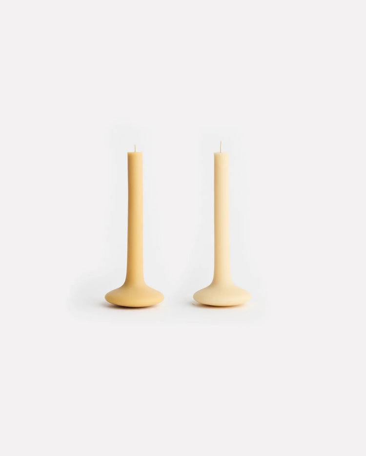 ‘Goldie’ Sculptural Taper | Caramel + Vanilla