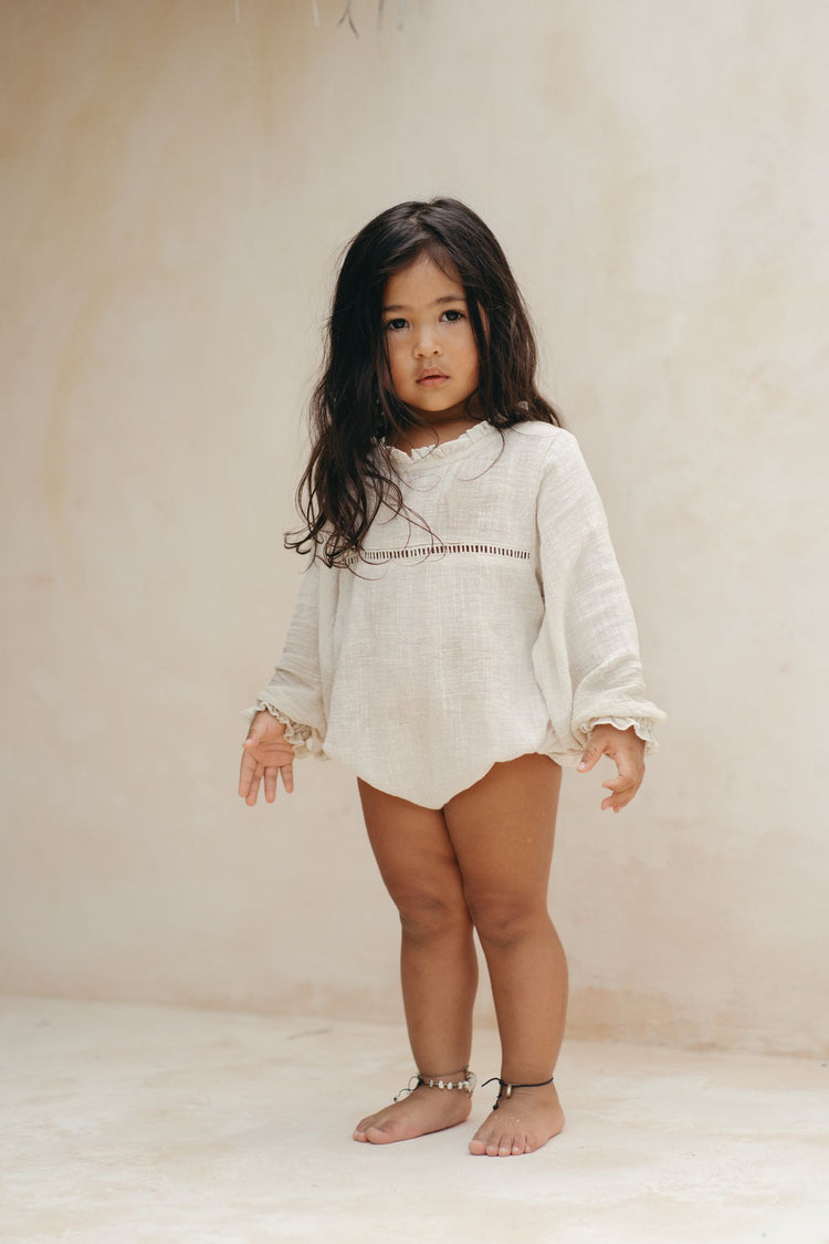 Winnie Romper | Natural