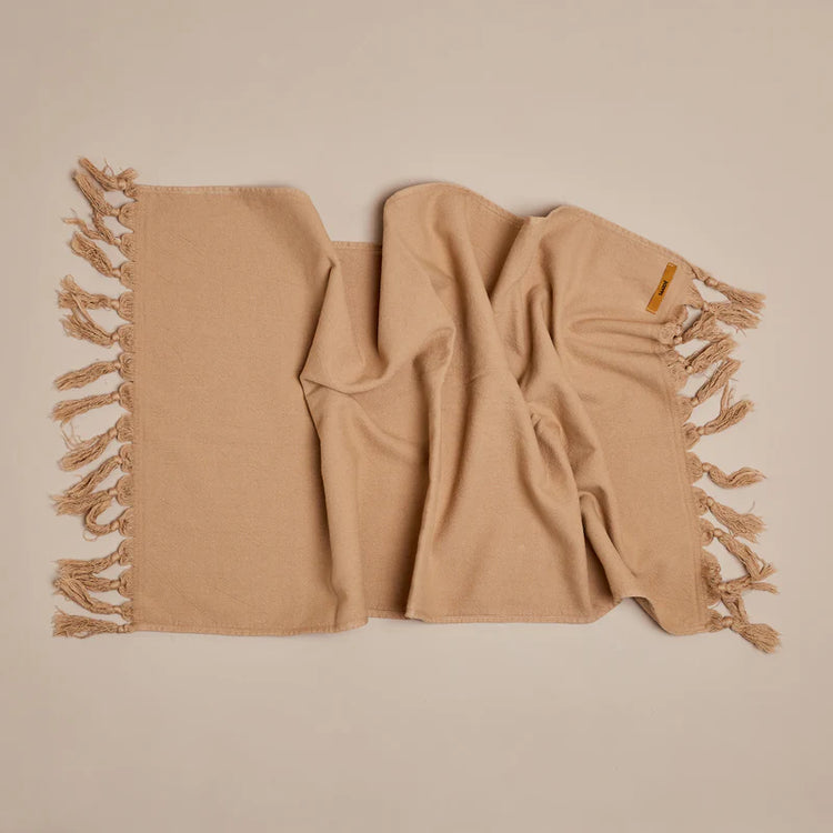 Vintage Wash Cotton Towel | Nutmeg